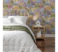 Grandeco A78601 Carta Da Parati Multi Fiore Moderno Design Rullo