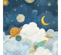 Grandeco Mural Sistema Solare Carta da Parati (AG4084)