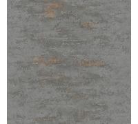 Grandeco Orion Rocca Industriale Metallico Consistenza Parati - Grigio/Rame