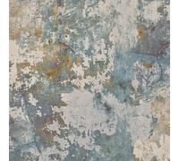 Grandeco Tempera Affliggere Cemento Pietra Montature Trama Parati - Grigio Blu