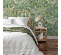 Grandeco Verde Albero Fiorito Carta da Parati A78602 Botanico Design Arredo Casa