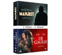 Grandes figures françaises - coffret 2 films : maigret + de gaulle