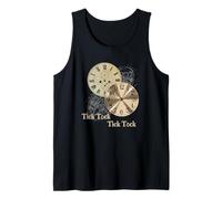 Grandfather Alarm Clock Time Tick Tock Clock T-Shirt Canotta