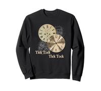Grandfather Alarm Clock Time Tick Tock Clock T-Shirt Felpa