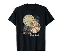Grandfather Alarm Clock Time Tick Tock Clock T-Shirt Maglietta