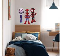 Grandi Adesivi Da Parete Spidey E I Suoi Amici Set Camera 50x70 Cm
