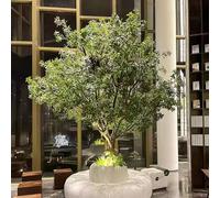 Grandi alberi artificiali, piante verdi bioniche di alta qualità for l'architettura del paesaggio d'interni, grandi alberi artificiali decorativi e paesaggi semplici(3.5m)