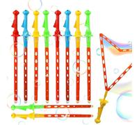 Grandi bacchette per bolle, bacchette per bolle, 10 pezzi Bubble Cartoon Bubble Bubble Wands, Toddler Travel Toys per matrimoni, compleanni, compleanni, sport all'aria aperta