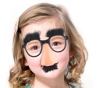 GRANDI BLOKSES - CARTOONE DISGUISER TRAME, FALSO MUSTACHE BLOKSES | Assistenza classica commedia con sopracciglia e naso integrati, occhiali stravaganti per feste in