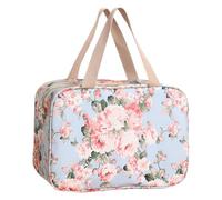 Grandi borse per le donne borsa da toilette a grandezza naturale da donna grande borsa cosmetica da viaggio borsa per trucco borsa organizer per articoli da toeletta, A, Taglia unica