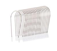 Grandi clip di ricambio per bigodini a caldo, clip di fissaggio forti, per rullo caldo da 1 ½ pollice, kit con scatola organizer (20 pezzi medi, 1 ½ pollice), argento mentale