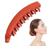 Grandi clip per capelli lunghi, clip a forma di squalo per capelli con design a banana, antiscivolo, per capelli ricci, perfette per festival, vacanze