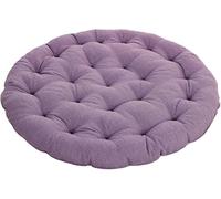 Grandi Cuscini da Pavimento, Cuscini Futon Rotondi in Lino Cuscini da Pavimento Trapuntati in Stile Giapponese Cuscini da Meditazione per Posti A Sedere sul Pavimento Pad, Khaki, 65x65x10cm