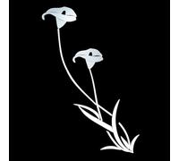 Grandi decalcomanie a specchio 3D a forma di farfalla per la decorazione | Finitura a specchio argento lucido, acrilico leggero, crea profondità visiva 3D, facile da pulire