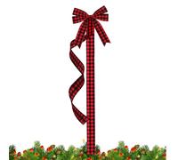 Grandi Fiocchi Natalizi | Grandi Decorazioni Natalizie - Fiocchi Neri Decorazioni per le Feste | Per Corona Ghirlanda Porta Finestra Camera da Letto Giardino