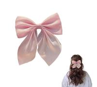 Grandi fiocchi per capelli per donne e ragazze, semplice fiocco in tinta unita fermagli per capelli fiocchi in civetta fermaglio per capelli alligatore barrette a becco d'anatra, forcina con