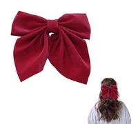 Grandi fiocchi per capelli per donne e ragazze, semplice fiocco in tinta unita fermagli per capelli fiocchi in civetta fermaglio per capelli alligatore barrette a becco d'anatra, forcina con