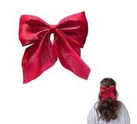 Grandi fiocchi per capelli per donne e ragazze, semplice fiocco in tinta unita fermagli per capelli fiocchi in civetta fermaglio per capelli alligatore barrette a becco d'anatra, forcina con