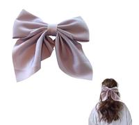 Grandi fiocchi per capelli per donne e ragazze, semplice fiocco in tinta unita fermagli per capelli fiocchi in civetta fermaglio per capelli alligatore barrette a becco d'anatra, forcina con