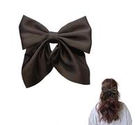 Grandi fiocchi per capelli per donne e ragazze, semplice fiocco in tinta unita fermagli per capelli fiocchi in civetta fermaglio per capelli alligatore barrette a becco d'anatra, forcina con