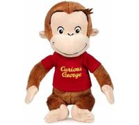 Grandi Giochi - CURIOSO COME GEORGE peluche di George con tshirt rossa 25cm - CUU12000