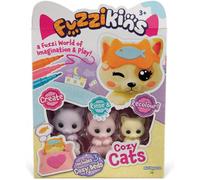 Grandi Giochi - Fuzzikins I Colora Cuccioli, Gattini Sonnacchiosi, cuccioli da colorare, lavare e ricolorare - FUZ00007