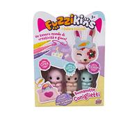 Grandi Giochi - Fuzzikins I Colora Cuccioli, Buonanotte Coniglietti, cuccioli da colorare, lavare e ricolorare - FUZ00005