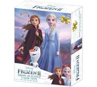 Grandi Giochi GRGPUR00000 Puzzle da 200 Pezzi Lenticolare - Frozen 2: Anna, Elsa