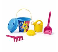 Grandi Giochi Me Contro Te Set Mare Bambini Completo - Secchiello 17 cm con Accessori - Paletta, Rastrello, Annaffiatoio e Formina