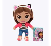 Grandi Giochi - Peluche Gabby della serie di cartoni animati Gabby's Dollhouse, 2 personaggi assortiti 18 cm - GAB03000
