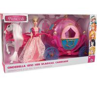 Grandi Giochi GG03027 Princess Cenerentola con la sua Magica Carrozza