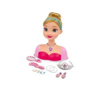 Grandi Giochi Princess Styling Head Cenerentola Testa da Acconciare con Accessor