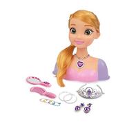 Grandi Giochi - Princess Styling Head Raperonzolo, Testa da Acconciare con Accessori Inclusi, GG02997