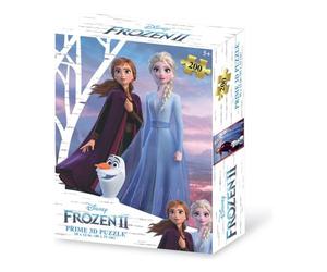 Grandi Giochi Puzzle 200 pz Disney Frozen 5 31x46cm) PRIME 3D PUR00000