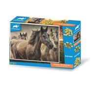 Grandi Giochi Puzzle 500 pz Cavalli Animal Planet 6 61x46cm) PRIME 3D