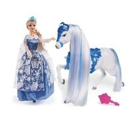 Grandi Giochi Set bambola DISNEY PRINCESS Regina dei ghiacci con cavallo