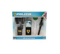 Grandi Giochi - Set Polizia Small - Set ufficiale della Polizia con tutti gli accessori necessari per diventare un vero poliziotto - PL116000