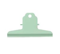 Grandi graffette a forma, molle resistenti da 100 mm / 3,9 pollici, possono contenere fino a 200 fogli Morsetti per documenti con cerniera in metallo appendibile Strumento (green)