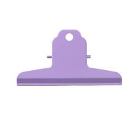 Grandi graffette a forma, molle resistenti da 100 mm / 3,9 pollici, possono contenere fino a 200 fogli Morsetti per documenti con cerniera in metallo appendibile Strumento (purple)