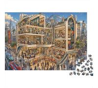 Grandi magazzini del futuro Puzzle 1000 Pezzi, Sfida Difficile