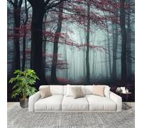 Grandi Murali Poster Paesaggio Di Nebbia Mattutina Cupa Carta da Parati Tessuto Non Tessuto 400x280 cm Grigio Carta da Poster Panoramica 3D Decorazione per La Casa per Pareti Fotomurale