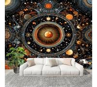 Grandi Murali Poster Tema Stellar Elements Carta da Parati Tessuto Non Tessuto 200x140 cm Colorato Carta da Poster Panoramica 3D Decorazione per La Casa per Pareti Fotomurale
