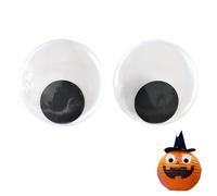 Grandi Occhi Googly autoadesivi - Wobble Eyes PVC per Decorazione di Halloween | Enormi bisogni della Festa con Gli ochi oscillati | Ochi Googly Decorativi per la Celebrazione del Compleanno del Rin