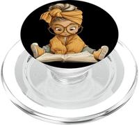 Grandi occhiali con grafica per amanti del libro aperto per ragazza carina PopSockets PopGrip per MagSafe
