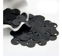 Grandi paillettes argentate 10mm 20mm 30mm grandi fori paillettes piatte rotonde sciolte fai da te gioielli cucito matrimonio artigianato accessori per indumenti 20g