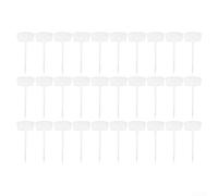 Grandi paletti identificativi per piante per giardini all'aperto, in polipropilene, per esigenze di identificazione di erbe e fiori (bianco)