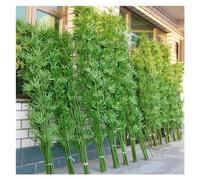 Grandi piante di bambù artificiali - Alberi di seta sintetica alti da 1 m a 2 m, per decorazioni interne ed esterne, perfette per giardino, recinzione, ingresso nel cortile - Verde fai da te (colore