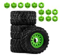 Grandi Pneumatici Ruote In Gomma 4PCS 12-14-17mm Esagonale Per Arrma Bigrock Per Traxxas Per Rustler Per Hoss 1/10 RC Monster Truck Auto Parti Ricambi Crawler RC