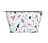 Grandi Punti Colorati Su Sfondo Bianco, Borsa da toilette Borsa per trucco Borsa per cosmetici Borsa da toilette da viaggio portatile