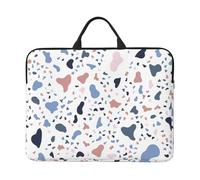 Grandi punti colorati su sfondo bianco, Custodia per laptop da 14 pollici, borsa per notebook, custodia per laptop, valigetta con maniglia